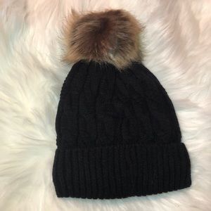 Pom Pom Beanie Winter Beanie fluffy knit beanie